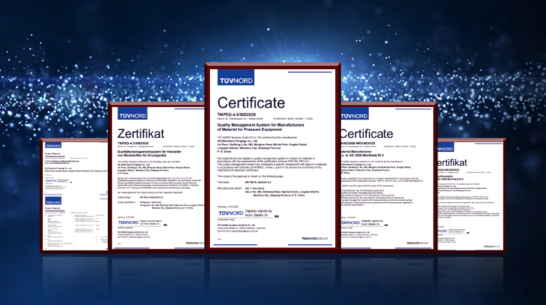 OS Forgings obtains PED 2014/68/EU and AD 2000-W0 Certifications
