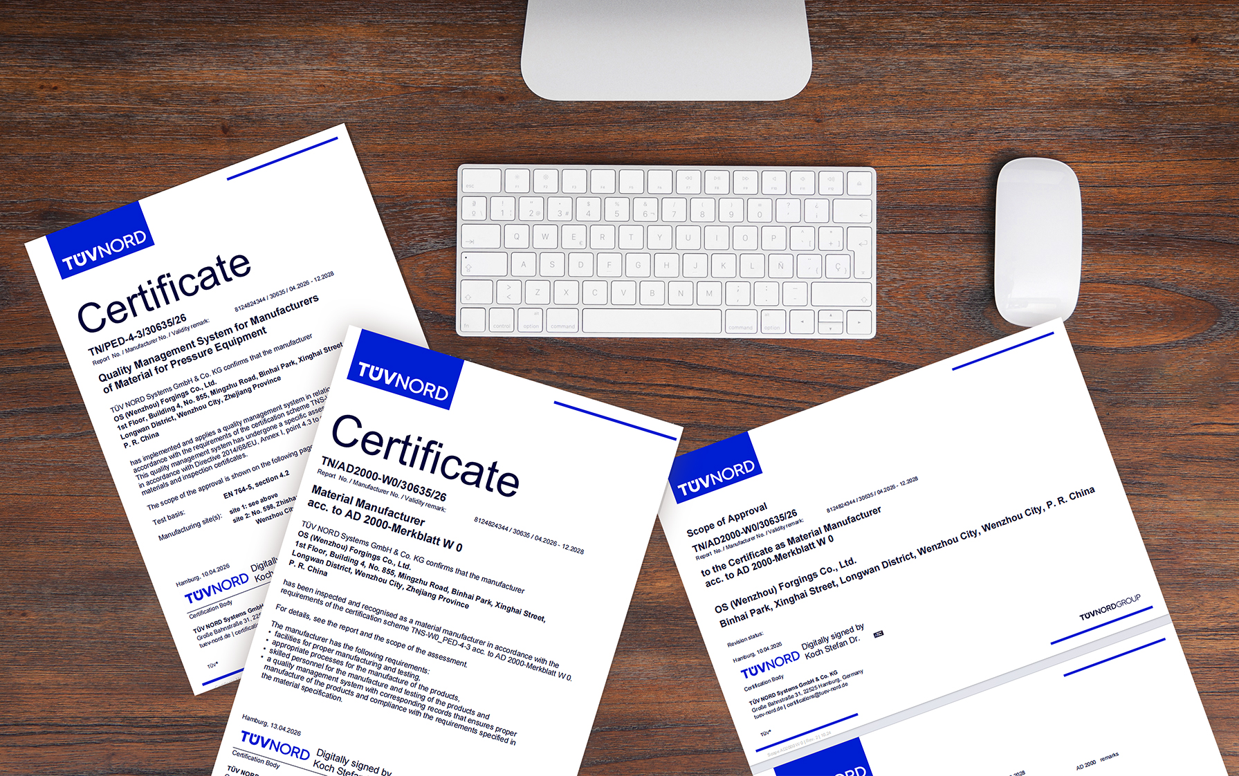 Certifications